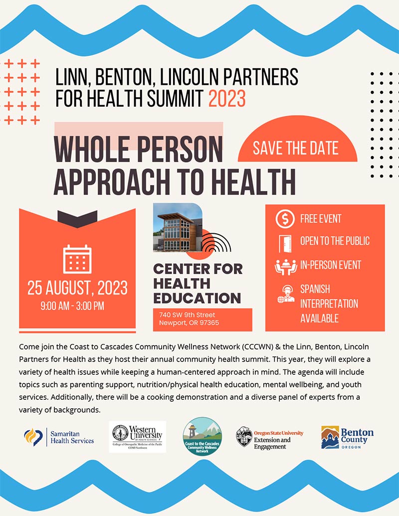 Save the Date! Whole Person Approach to Health